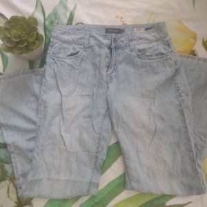 Anthropologie Level 99 wide leg Newport petite pant